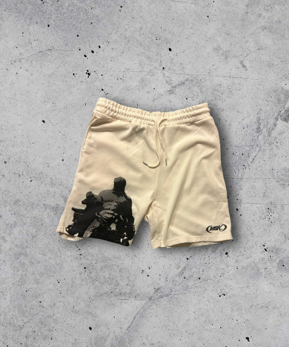 CREAM MSK SHORTS - MUSOKA