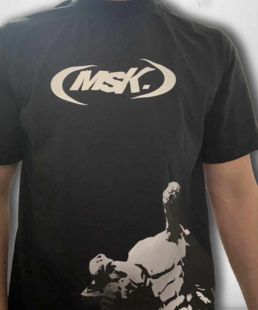 (MSK) STOIC TEE - BLACK - MUSOKA