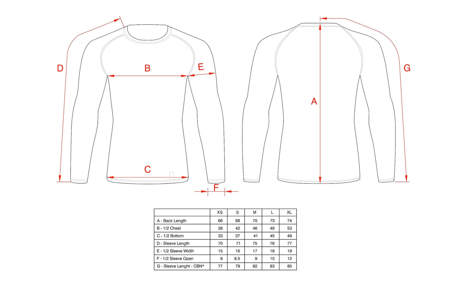 WHITE LONG SLEEVE COMPRESSION - MUSOKA