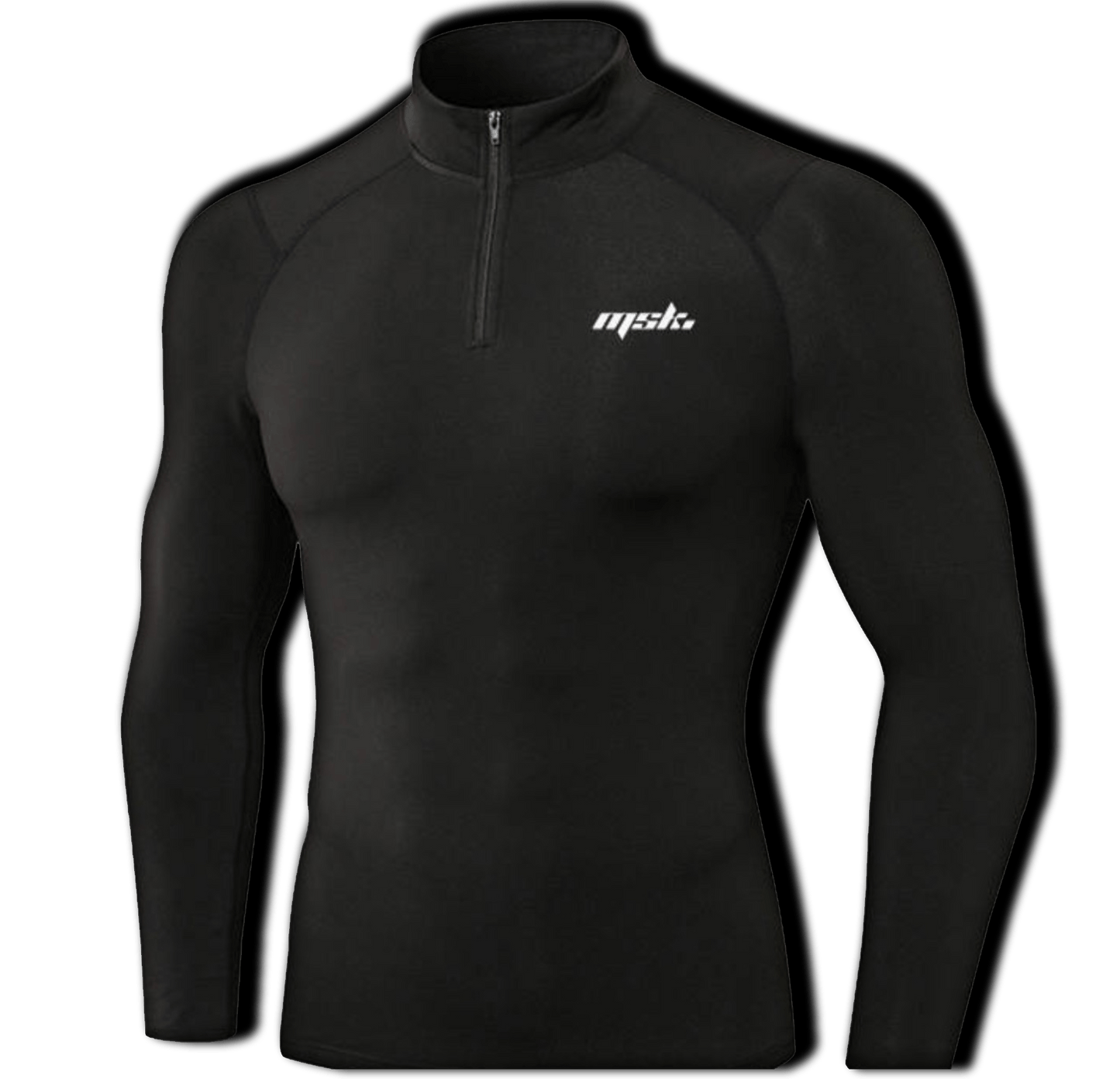 MSK COMPRESSION 1/4 ZIP JACKET - MUSOKA
