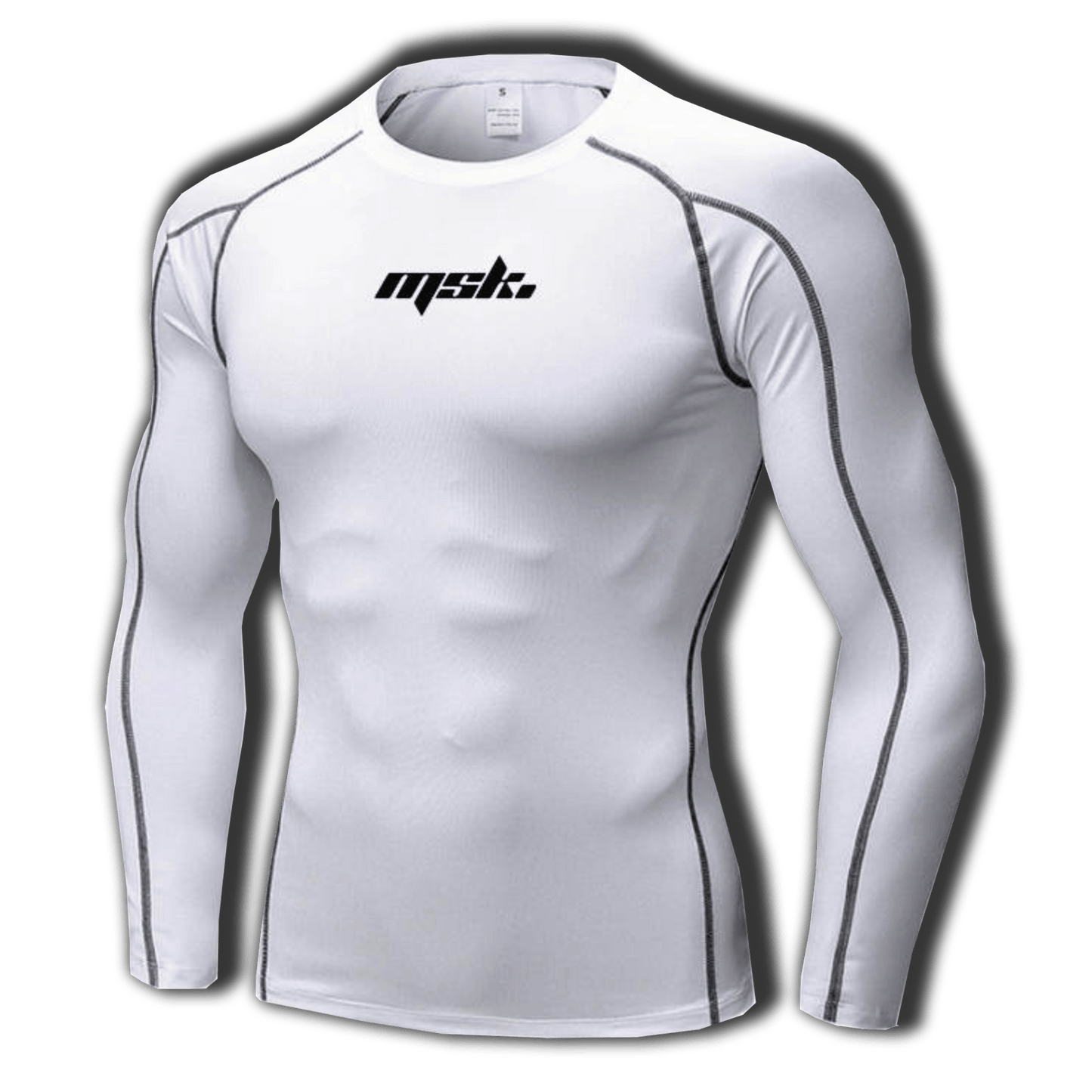 WHITE LONG SLEEVE COMPRESSION - MUSOKA