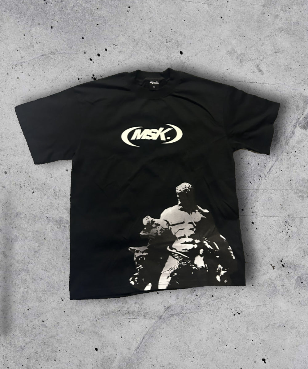 (MSK) STOIC TEE - BLACK