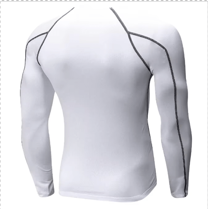 WHITE LONG SLEEVE COMPRESSION - MUSOKA